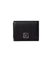 Calvin Klein Emblem pieni lompakko musta