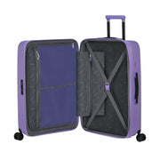 American Tourister Dashpop Violent Purple violetti pieni matkalaukku sisältä