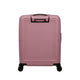 American Tourister Dashpop etutaskulla vaalenpunainen Lilas Pink lentolaukku takaa