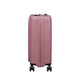 American Tourister Dashpop etutaskulla vaalenpunainen Lilas Pink lentolaukku sivusta