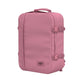 CabinZero classic cabin reppu 44l matkareppu iso pinkki vaaleanpunainen rosa