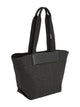 Calvin klein iso raffia musta punottu olkalaukku