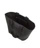 Calvin klein iso raffia punottu musta olkalaukku