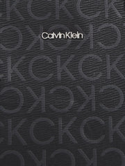 Calvin klein must pieni tote musta käsilaukku logokuvioitu
