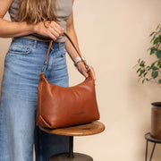 Chesterfield Brand Skara nahka olkalaukku konjakinruskea ruskea