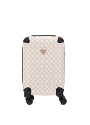 Guess Wilder beige logokuvioitu lentolaukku 53 cm