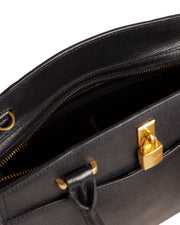 Musta käsilaukku nahka ted baker myfair