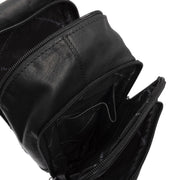 Riga olkalaukku musta nahka chesterfield brand