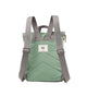 Roka London Finchley canvas vihreä pieni reppu frost