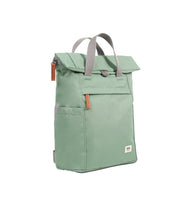 Roka London vihreä Finchley canvas pieni reppu frost
