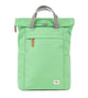 Roka london keskikokoinen reppu canvas finchley vihreä peppermint