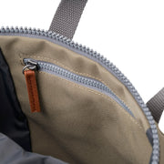 Roka london reppu finchley canvas ruskea iso taupe vaaleanruskea