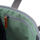 Roka london reppu vihreä finchley canvas iso frost