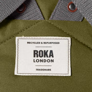 Roka vihreä London Finchley pieni reppu moss