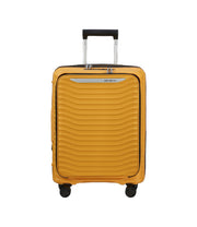 Samsonite keltainen lentolaukku upscape etutasku