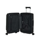 Samsonite musta lentolaukku upscape etutasku
