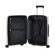 Samsonite upscape spinner laajennettava lentolaukku sandstone vaalea sisältä