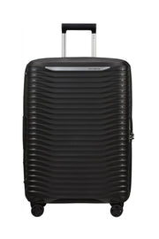 Samsonite upscape spinner laajennettava musta pieni matkalaukku