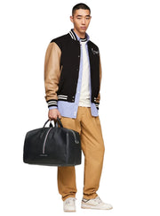 Tommy hilfiger duffle matkakassi musta nahkajäjitelma
