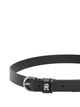 Tommy hilfiger essential musta naisten vyö hopea