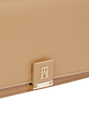 Tommy hilfiger flap ruskea juhlalaukku olkalaukku