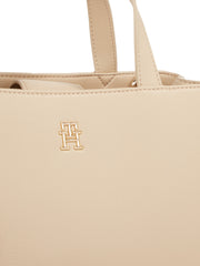 Tommy hilfiger satchel beige essential käsilaukku