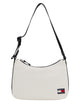 Tommy jeans essential daily kangas olkalaukku valkoinen