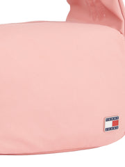 Tommy jeans olkalaukku kangas vaaleanpunainen utility