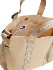 Tommy jenas essential beige mini kangaskassi olkalaukku