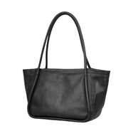 Treats aino iso olkalaukku nahka musta
