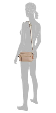 Camel Active Bari Cross kankainen kameralaukku beige