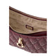 guess tamara shoulder bag merlot olkalaukku viininpunainen sisältä
