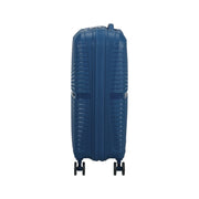 lentolaukku airconic American Tourister midnight navy sininen sivusta