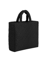 musta topattu tommy hilfiger flow tote