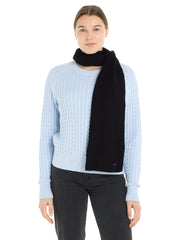 naisten musta huivi tommy hilfiger essential