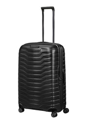 samsonite proxis iso matkalaukku mattamusta musta