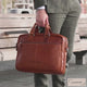 Chesterfield konjakinruskea 15,6" tietokonelaukku Seth