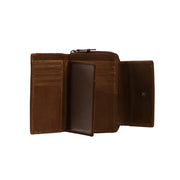 konjakinruskea chesterfield lompakko ascot