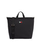 musta tommy jeans summer nylon tote iso kassi