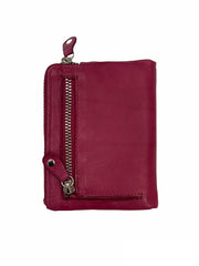 nahkalompakko rfid pinkki