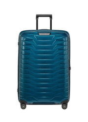 petrolblue isomatkalaukku kovamatkalaukku proxis samsonite