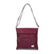 roka london sustainable kennington b viininpunainen olkalaukku nylon