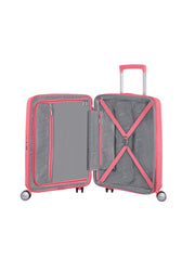 lentolaukku korallinpunainen americantourister soundbox sisältä