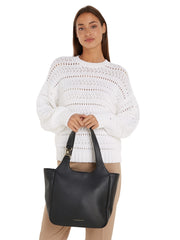 tommy hilfiger musta käsilaukku contemporarytote